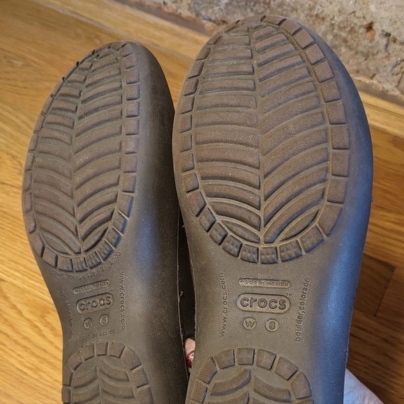 Crocs Women's Size 8 Brown Kadee Slingback Comfort Ballet Slippers - Picture 8 of 8